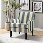 French Country Armchair with Nailhead Trim
