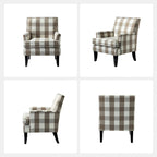 French Country Armchair with Nailhead Trim