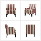 French Country Armchair with Nailhead Trim