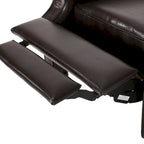 Walter Brown Bonded Leather Recliner Club Chair