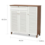 Carrington Agnew Modern and Contemporary 11-shelf Shoe Cabinet