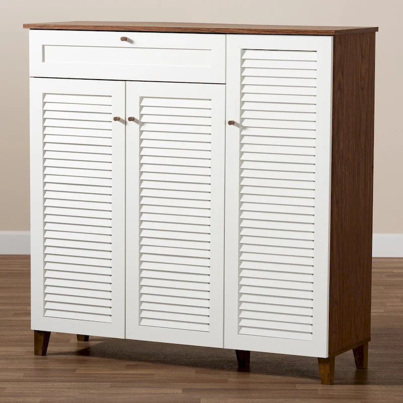 Carrington Agnew Modern and Contemporary 11-shelf Shoe Cabinet