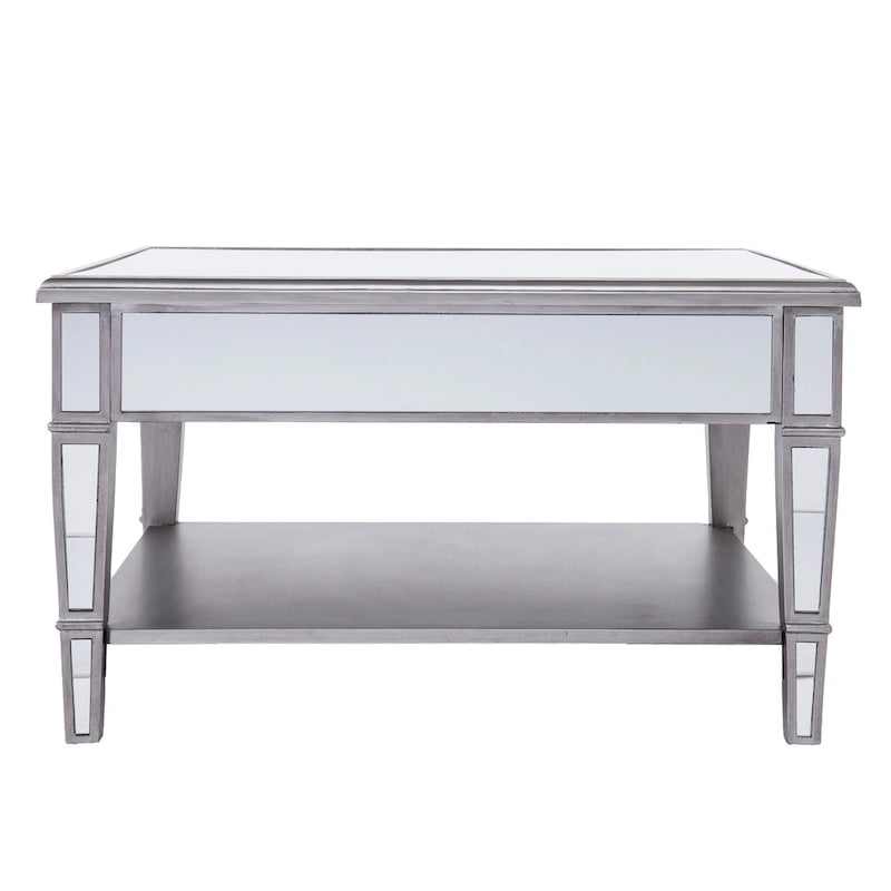 Double Pedestal Transitional Antiqued Caramel/Biscotti Napoleon Back Dining Table