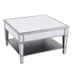 Double Pedestal Transitional Antiqued Caramel/Biscotti Napoleon Back Dining Table