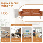 Futon Sofa Bed Memory Foam Couch Sleeper Daybed Foldable Convertible Loveseat