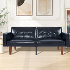 Futon Sofa Bed Memory Foam Couch Sleeper Daybed Foldable Convertible Loveseat