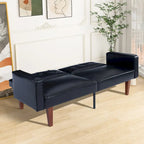 Futon Sofa Bed Memory Foam Couch Sleeper Daybed Foldable Convertible Loveseat