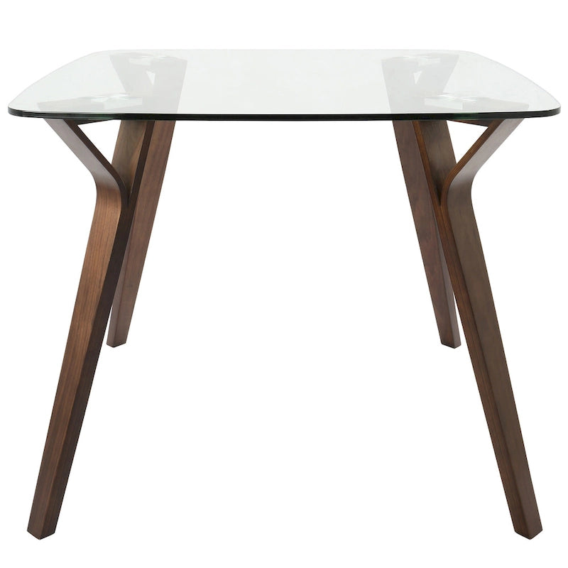 Mid-century Modern Square Dining Table