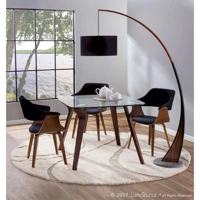 Mid-century Modern Square Dining Table