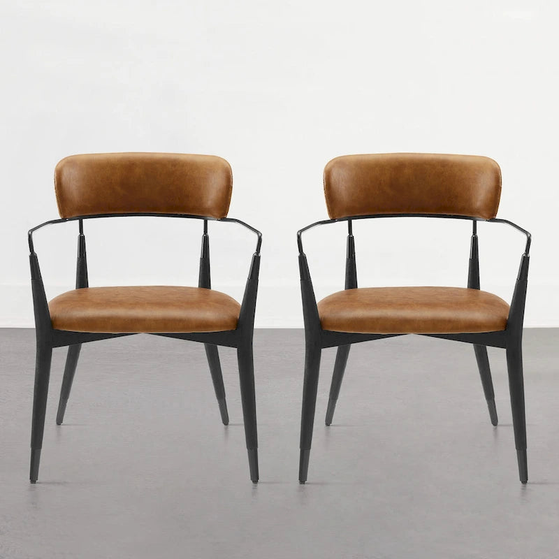 Mid-century Solid Wood Accent Dining Chair