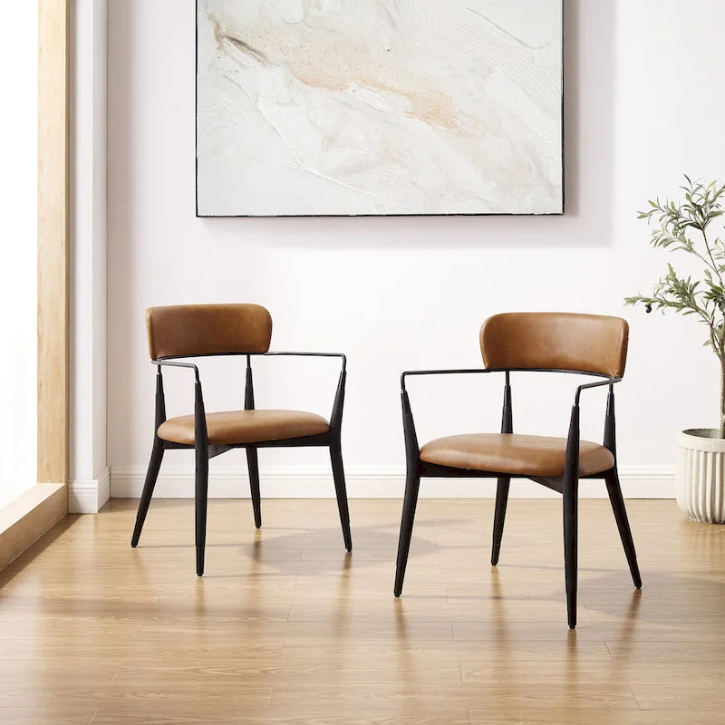 Mid-century Solid Wood Accent Dining Chair