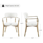 Mid-century Solid Wood Accent Dining Chair