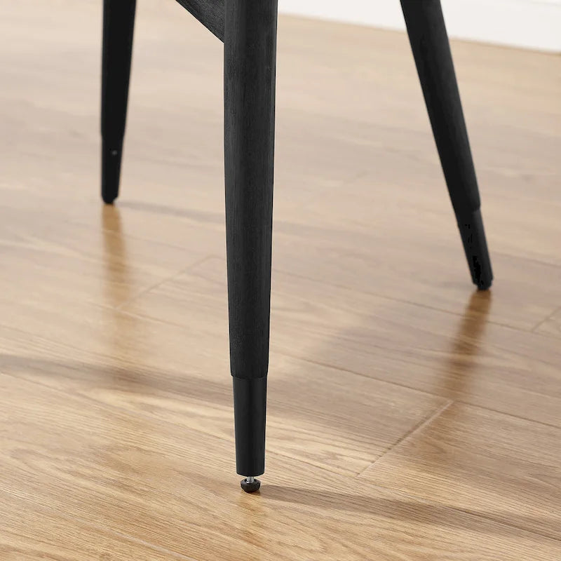 Mid-century Solid Wood Accent Dining Chair