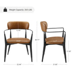 Mid-century Solid Wood Accent Dining Chair