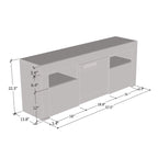 58-inch Electric Fireplace TV Console