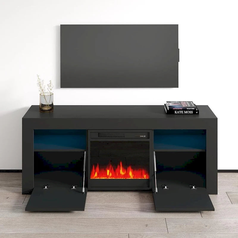 58-inch Electric Fireplace TV Console