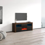 58-inch Electric Fireplace TV Console