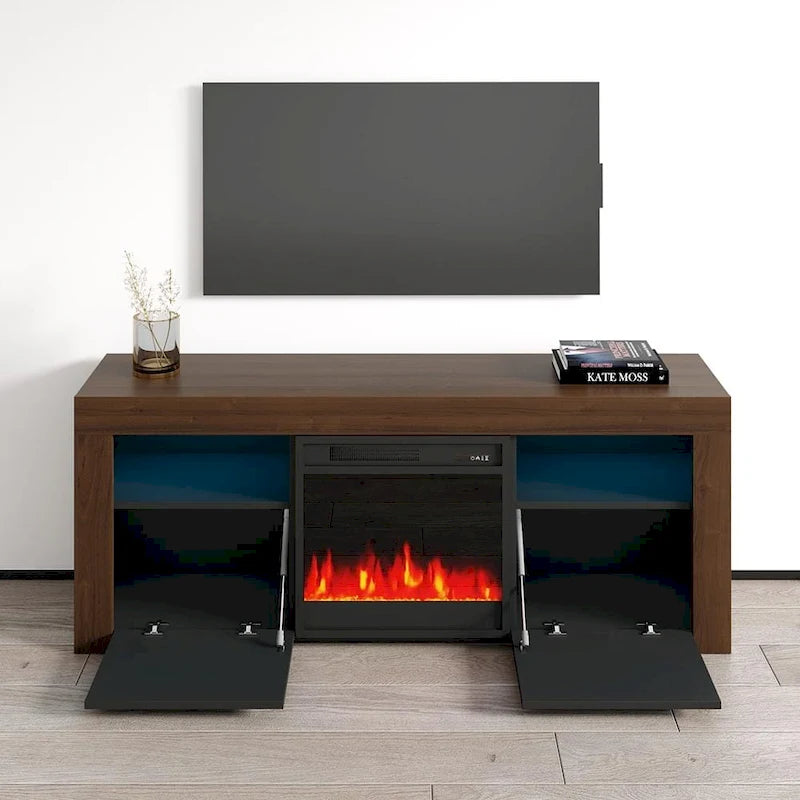 58-inch Electric Fireplace TV Console