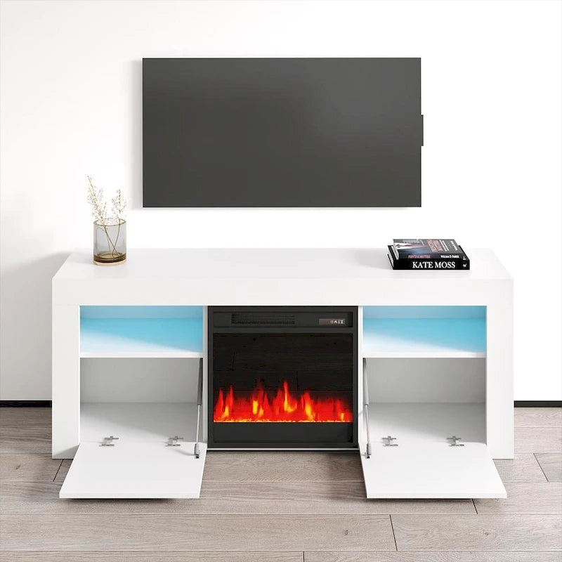58-inch Electric Fireplace TV Console