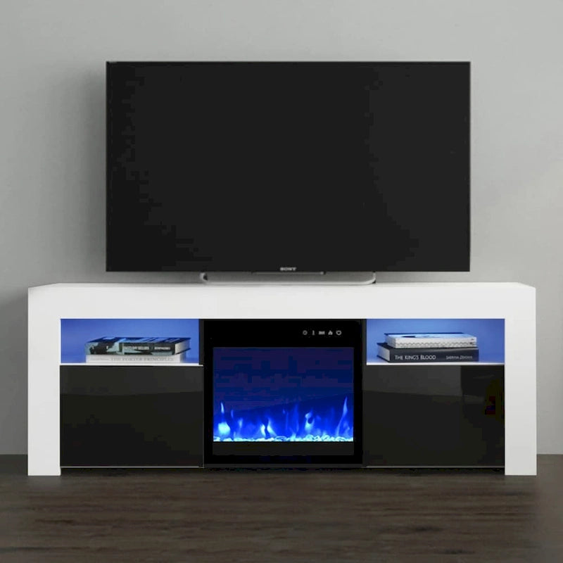 58-inch Electric Fireplace TV Console