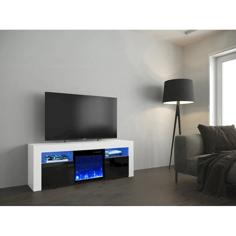 58-inch Electric Fireplace TV Console