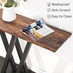 43 Inch Entryway Console Tables, Narrow Sofa Table for Hallway, Living Room