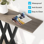 43 Inch Entryway Console Tables, Narrow Sofa Table for Hallway, Living Room