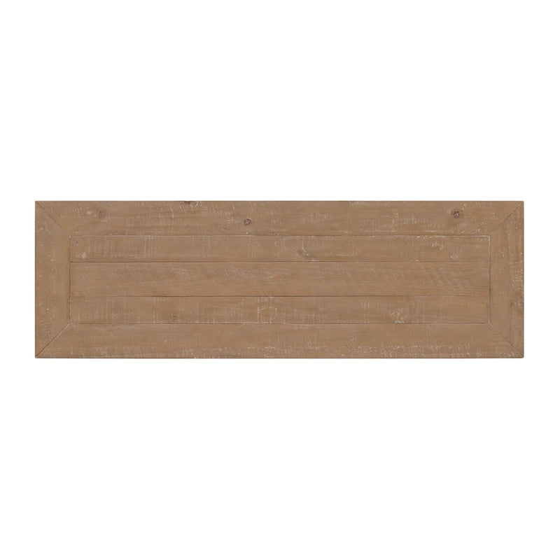 Solid Wood 2-Drawer Sofa Console Table