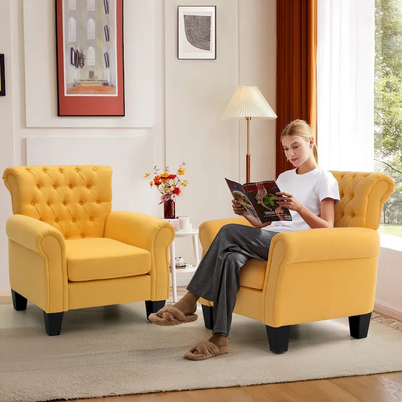  Modern Accent Chair Club Armchair for Living Room