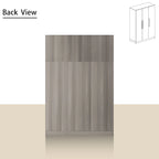 70. H x 47.2 W Wardrobe Cabinet Armoire Three Doors In White Closet