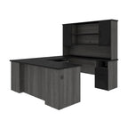 71W U or L-Shaped Executive Desk with Hutch