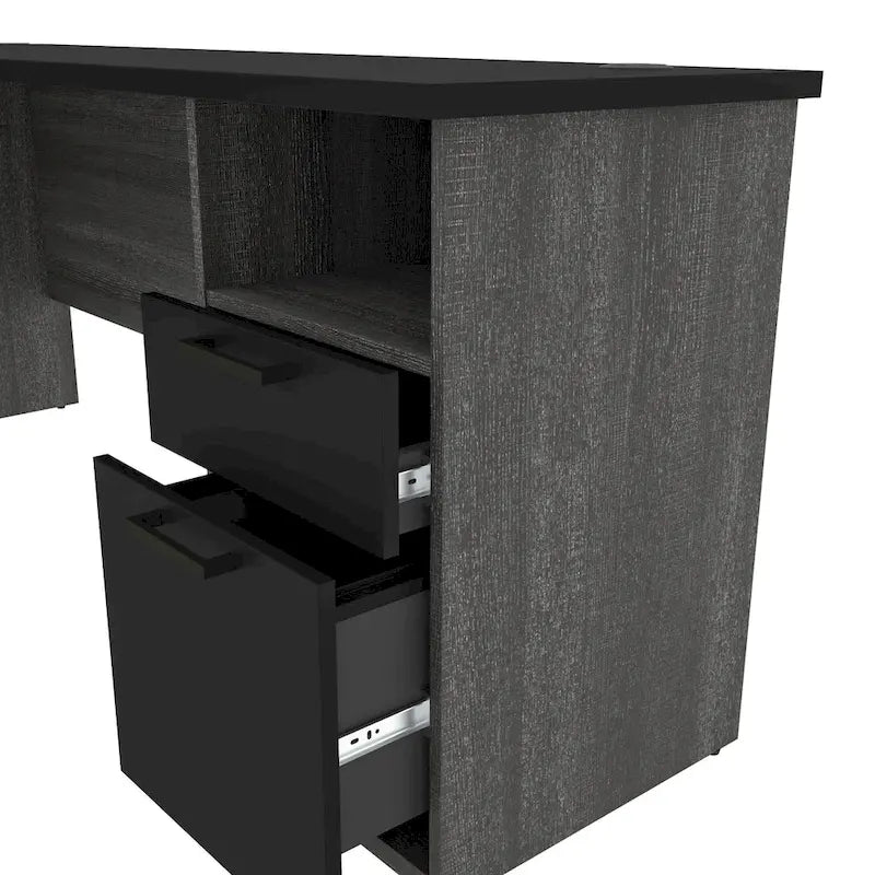 71W U or L-Shaped Executive Desk with Hutch