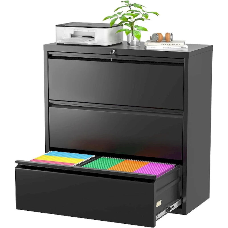 3 Drawer Metal Locking File Cabinet for Home Office
