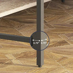 Mixoy L-Shaped Computer Desk with Drawers, Large Corner Office Desk, Modern Executive Desk, Writing Table Workstation