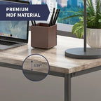 Mixoy L-Shaped Computer Desk with Drawers, Large Corner Office Desk, Modern Executive Desk, Writing Table Workstation