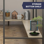 Mixoy L-Shaped Computer Desk with Drawers, Large Corner Office Desk, Modern Executive Desk, Writing Table Workstation