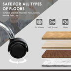 Vinsetto Massage Office Chair with 6 Vibration Points, Heated Reclining PU Leather Computer Chair with Adjustable Height, Black