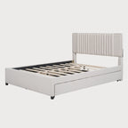 Queen Size Bed with Twin XL Size Trundle