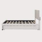 Queen Size Bed with Twin XL Size Trundle