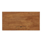 Oaklyn Antique 1-drawer Desk with Charging Station by iNSPIRE Q Classic