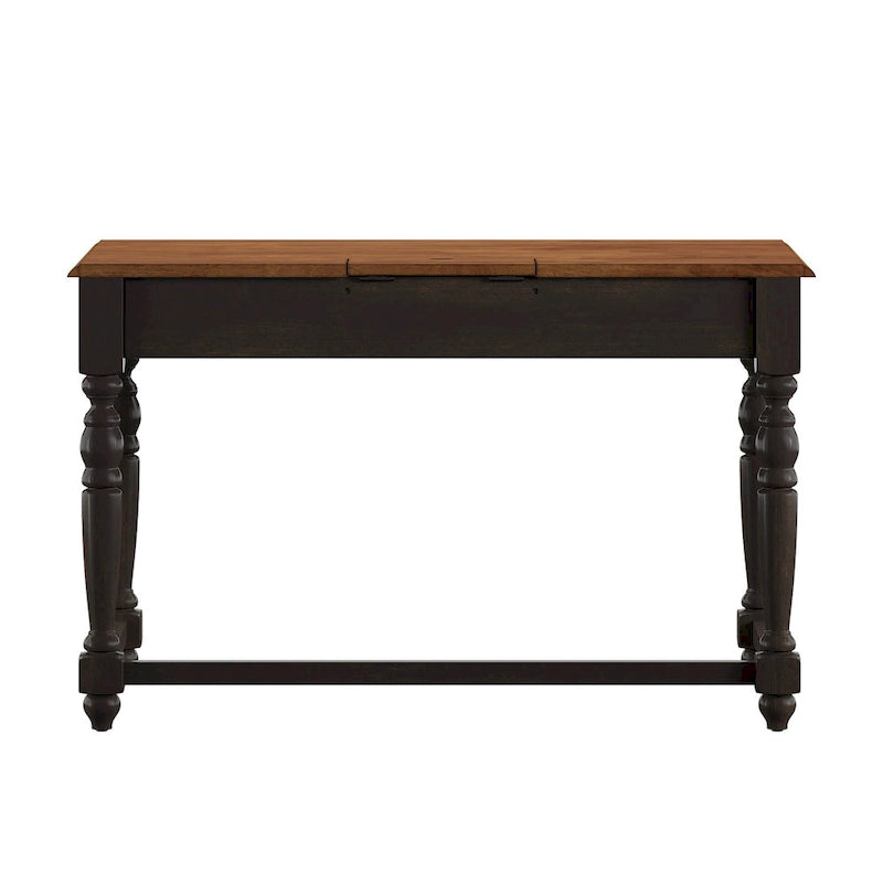 Oaklyn Antique 1-drawer Desk with Charging Station by iNSPIRE Q Classic