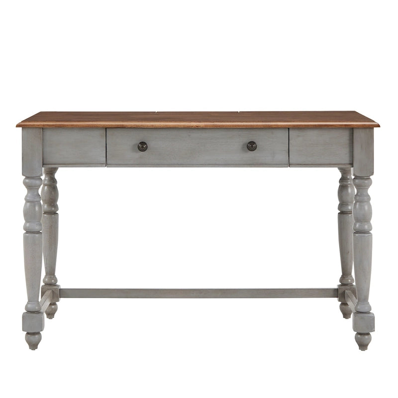 Oaklyn Antique 1-drawer Desk with Charging Station by iNSPIRE Q Classic