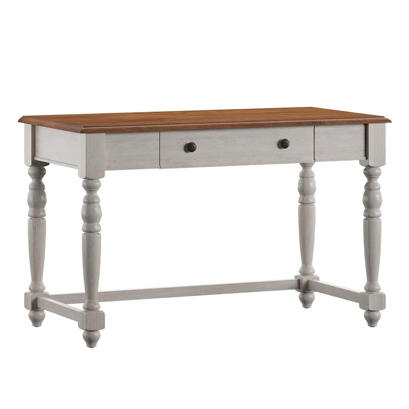 Oaklyn Antique 1-drawer Desk with Charging Station by iNSPIRE Q Classic