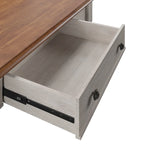 Oaklyn Antique 1-drawer Desk with Charging Station by iNSPIRE Q Classic