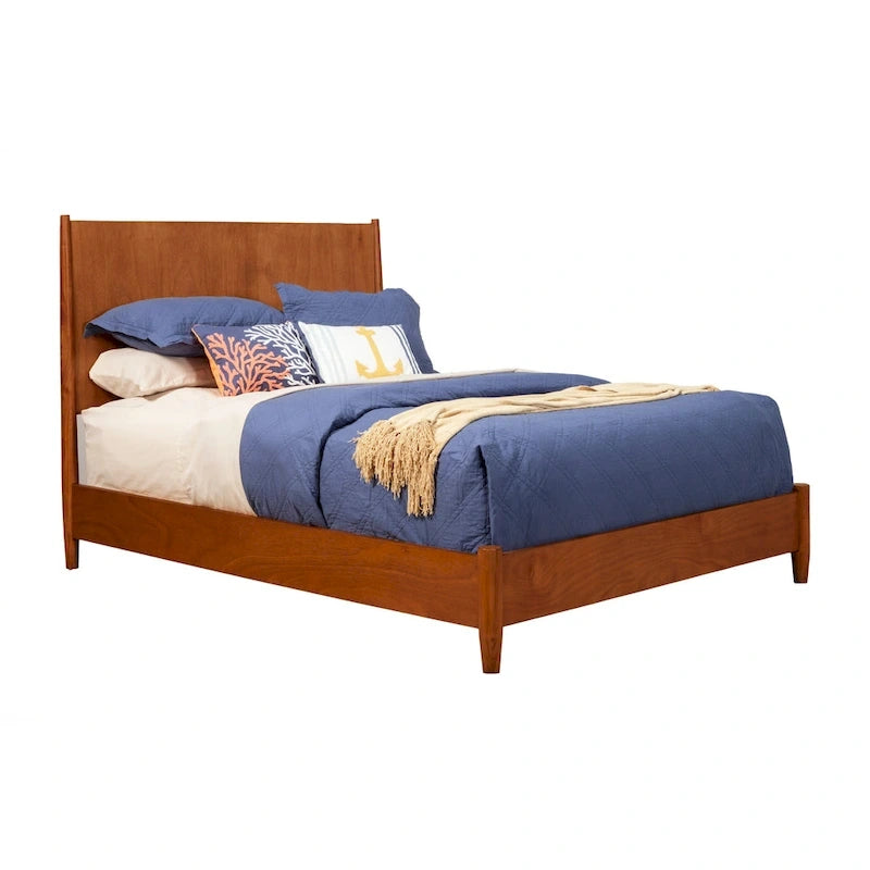  Carrington Grenivik Mid Century Modern Panel Bed