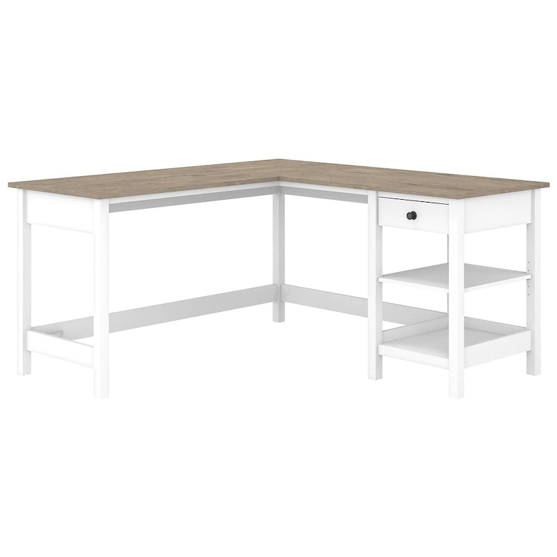 Mayfield 60W L Shaped Computer Desk with Storage by Bush Furniture