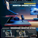 Homall L-Shaped Gaming Desk Computer Corner Desk Office Writing Desk