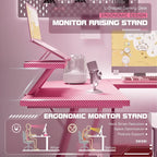 Homall L-Shaped Gaming Desk Computer Corner Desk Office Writing Desk
