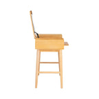 Natural Wooden 2 Cane Drawer Vanity