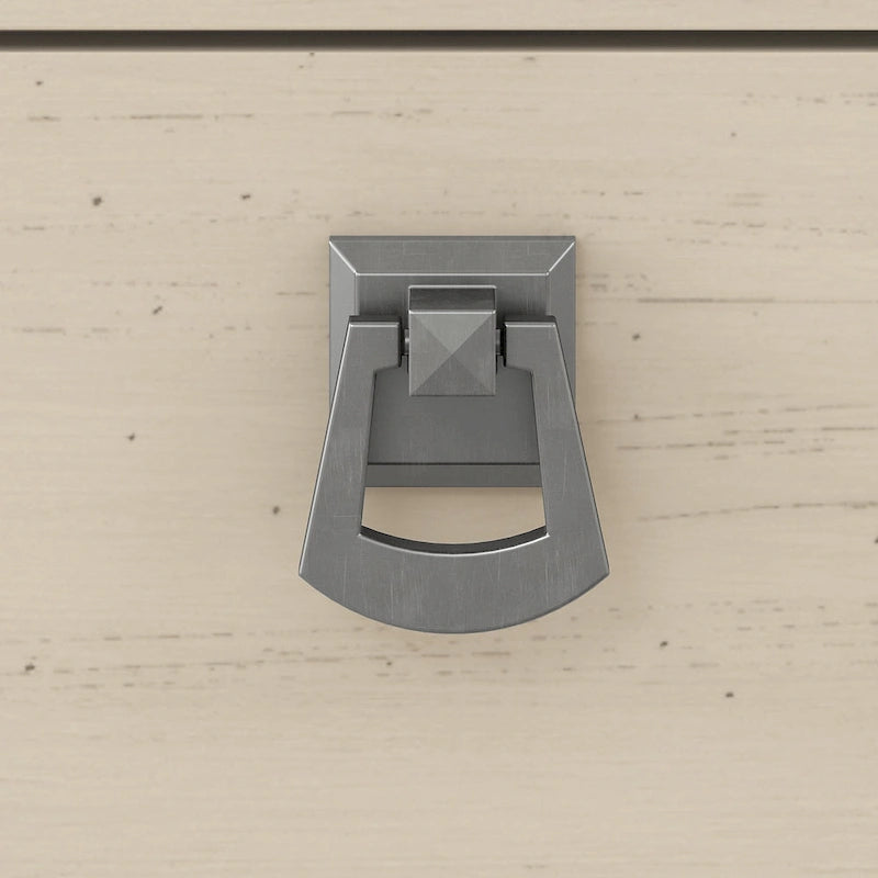 Antique White L-shaped Desk Set